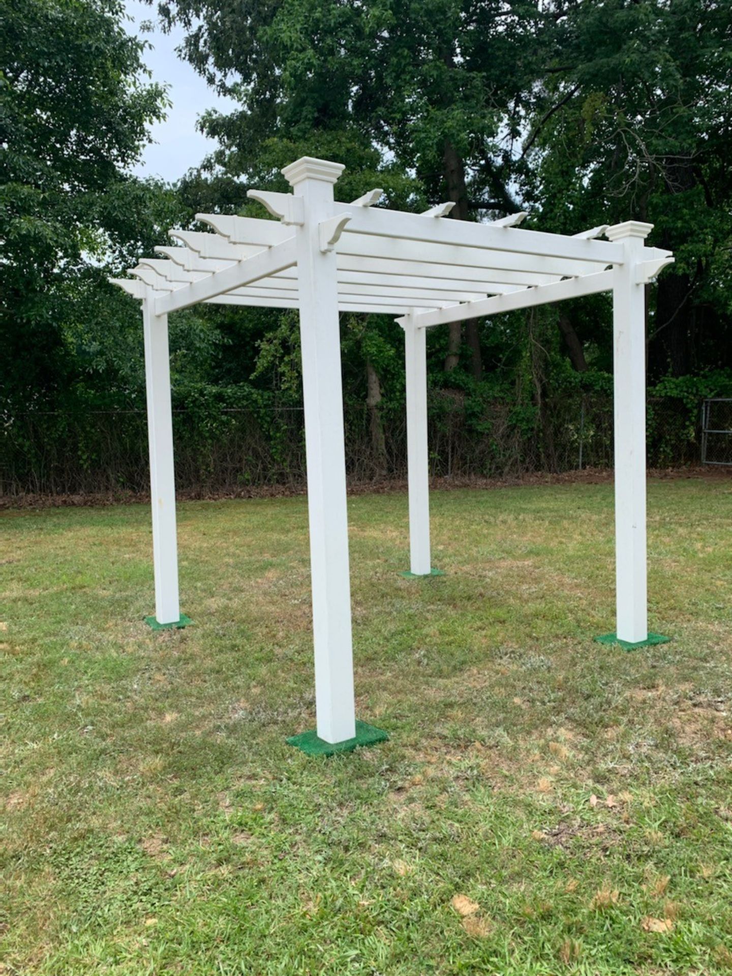 White Portland Pergola Arch