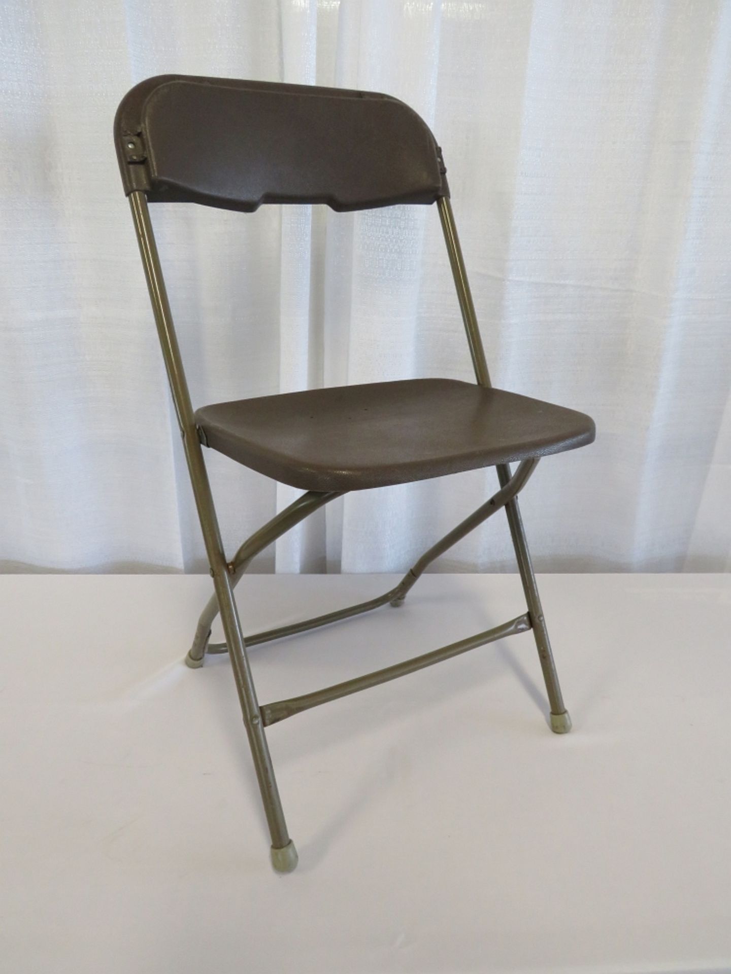 Brown Metal & Plastic Chair