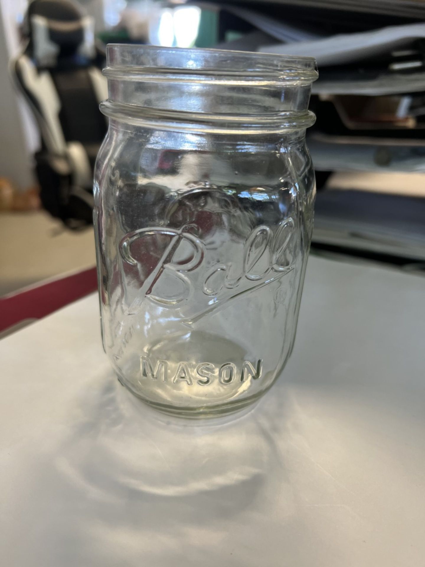 Pint Mason Jars- No lids