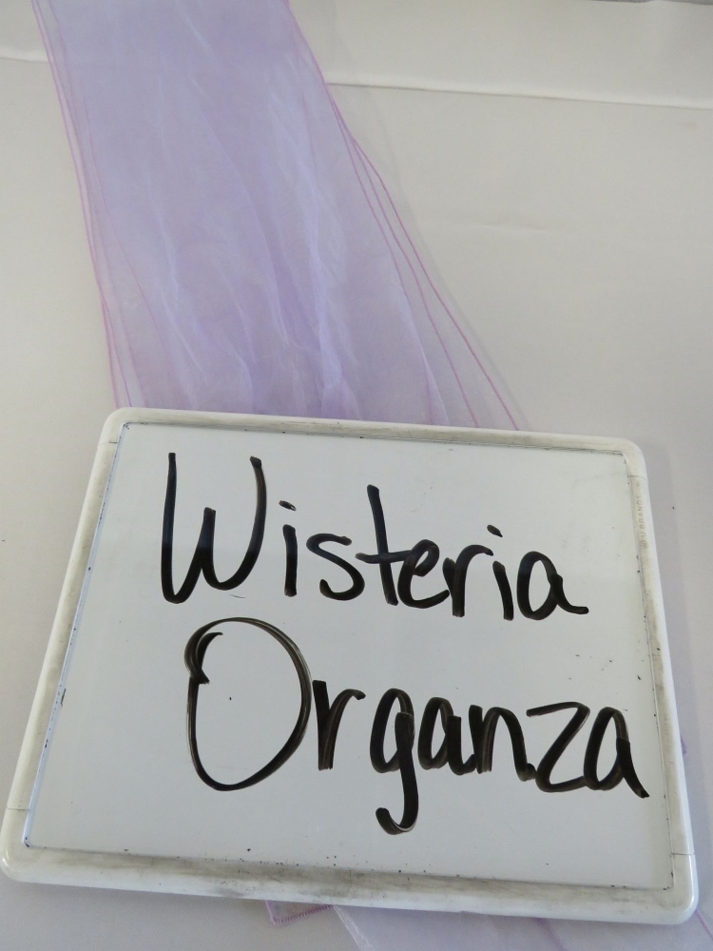 Chair Sash, Organza, Wisteria