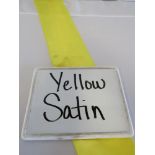 Chair Sash, Satin, Yellow