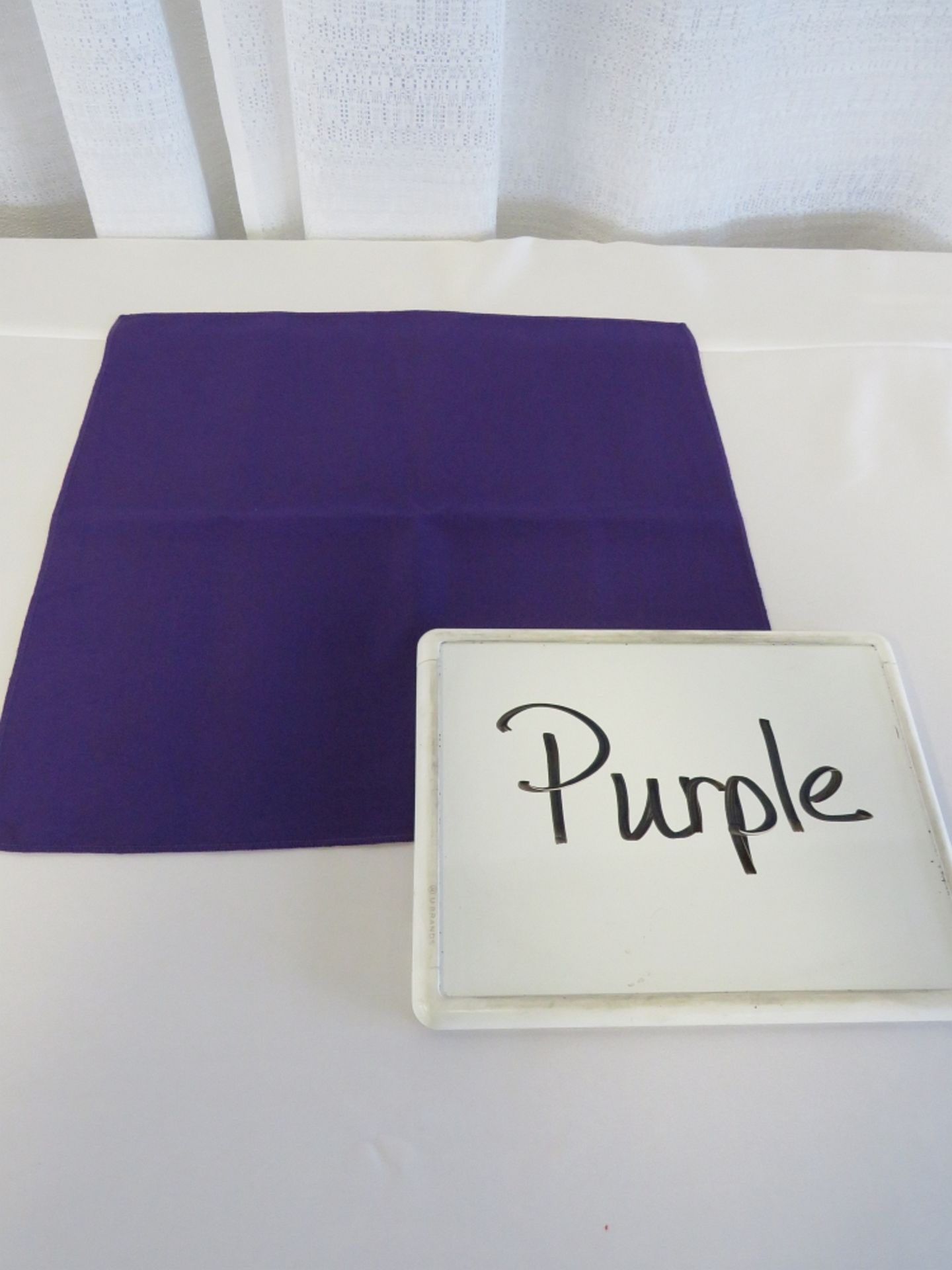 90" Round Tablecloth, Purple