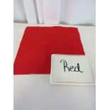 70" x 70" Tablecloth, Red