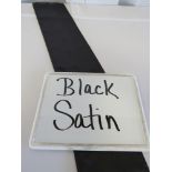 Chair Sash, Satin, Black