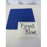 Table Skirt, 17' x 30", Royal Blue 1