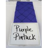 70" x 70" Tablecloth, Purple Pintuck
