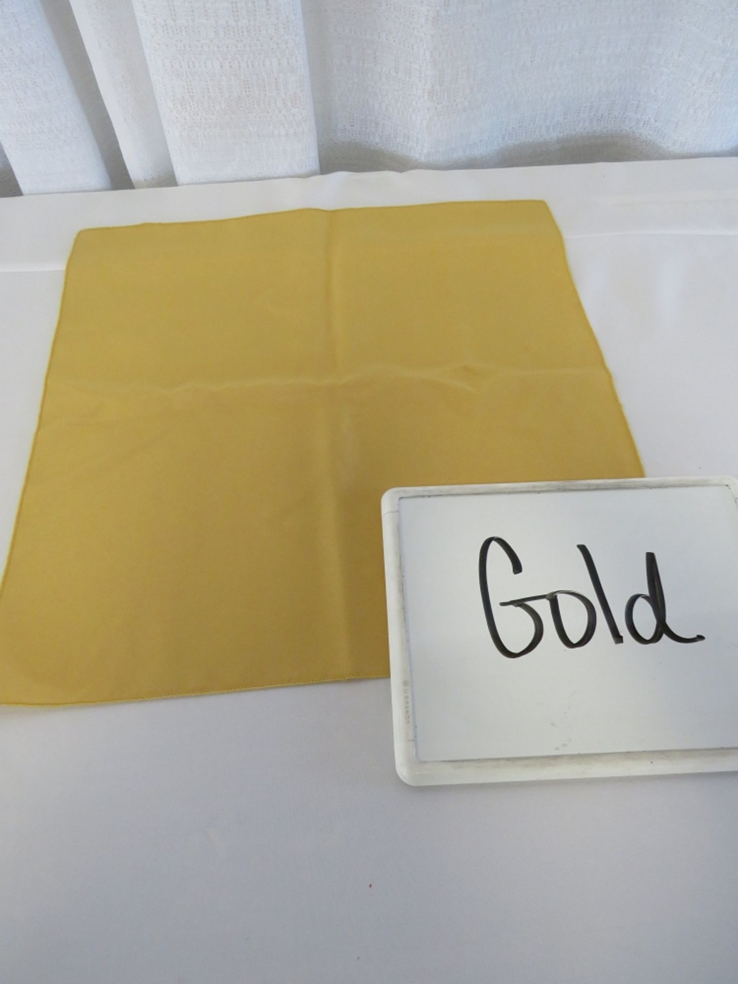 54" x 54" Tablecloth, Gold
