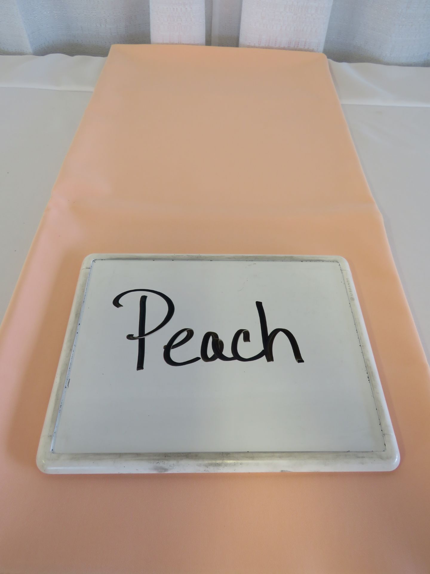 60" x 120" Tablecloth, Peach