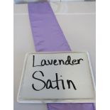 Chair Sash, Satin, Lavender