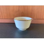 Ivory Gold Band Boullion Cup