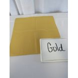 52" x 52" Tablecloth, Gold