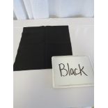 60" x 102" Tablecloth, Black