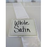 Chair Sash, Satin, White
