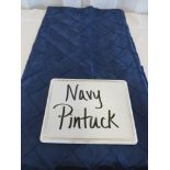 72" x 72" Tablecloth, Navy Pintuck