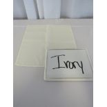 90" Round Tablecloth, Ivory