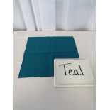 60" Round Tablecloth, Teal