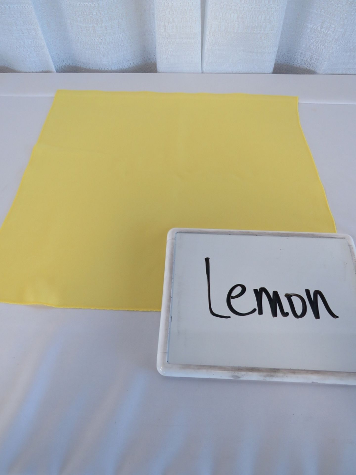 Napkin, Lemon