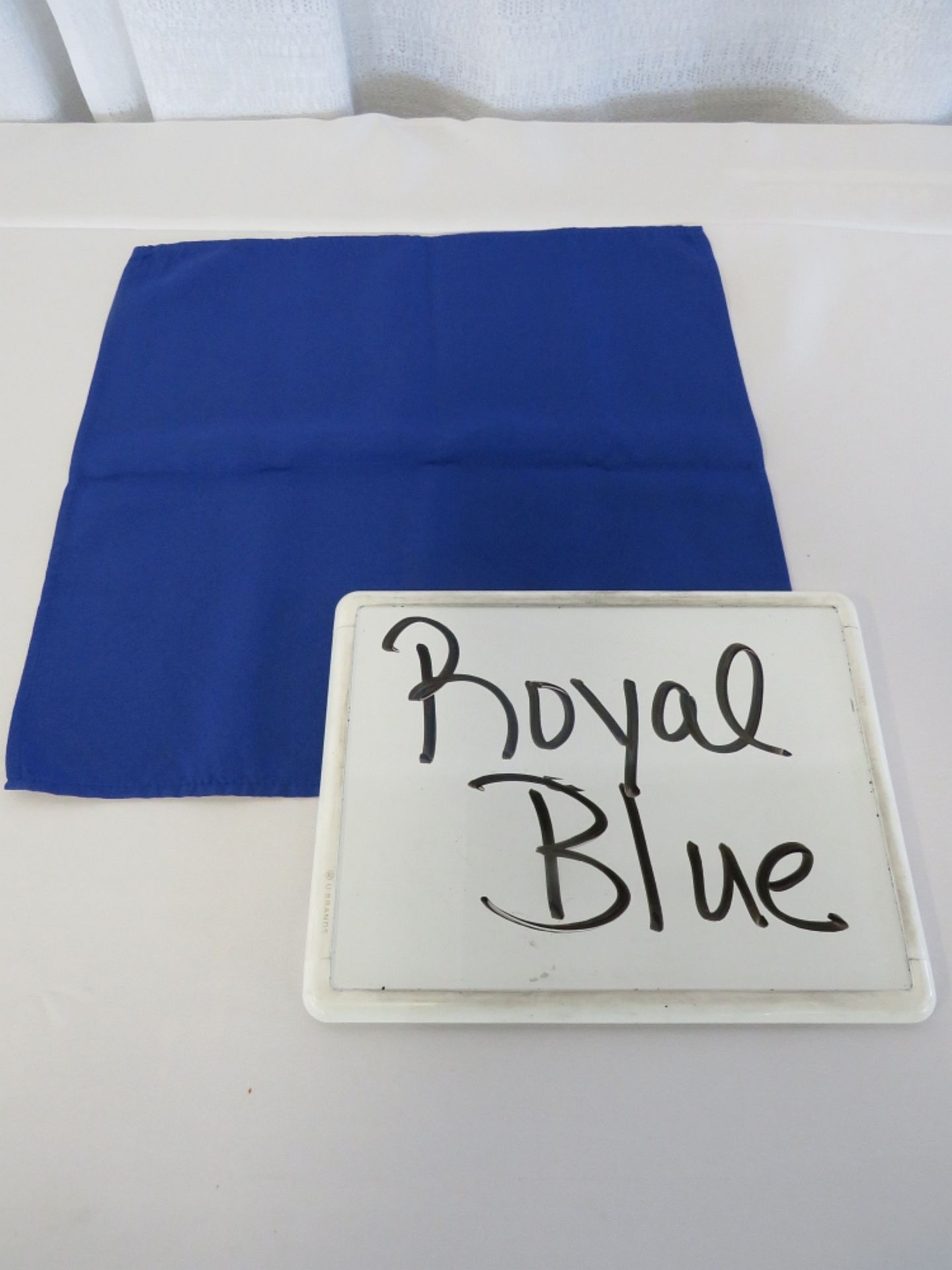 60" Round Tablecloth, Royal Blue