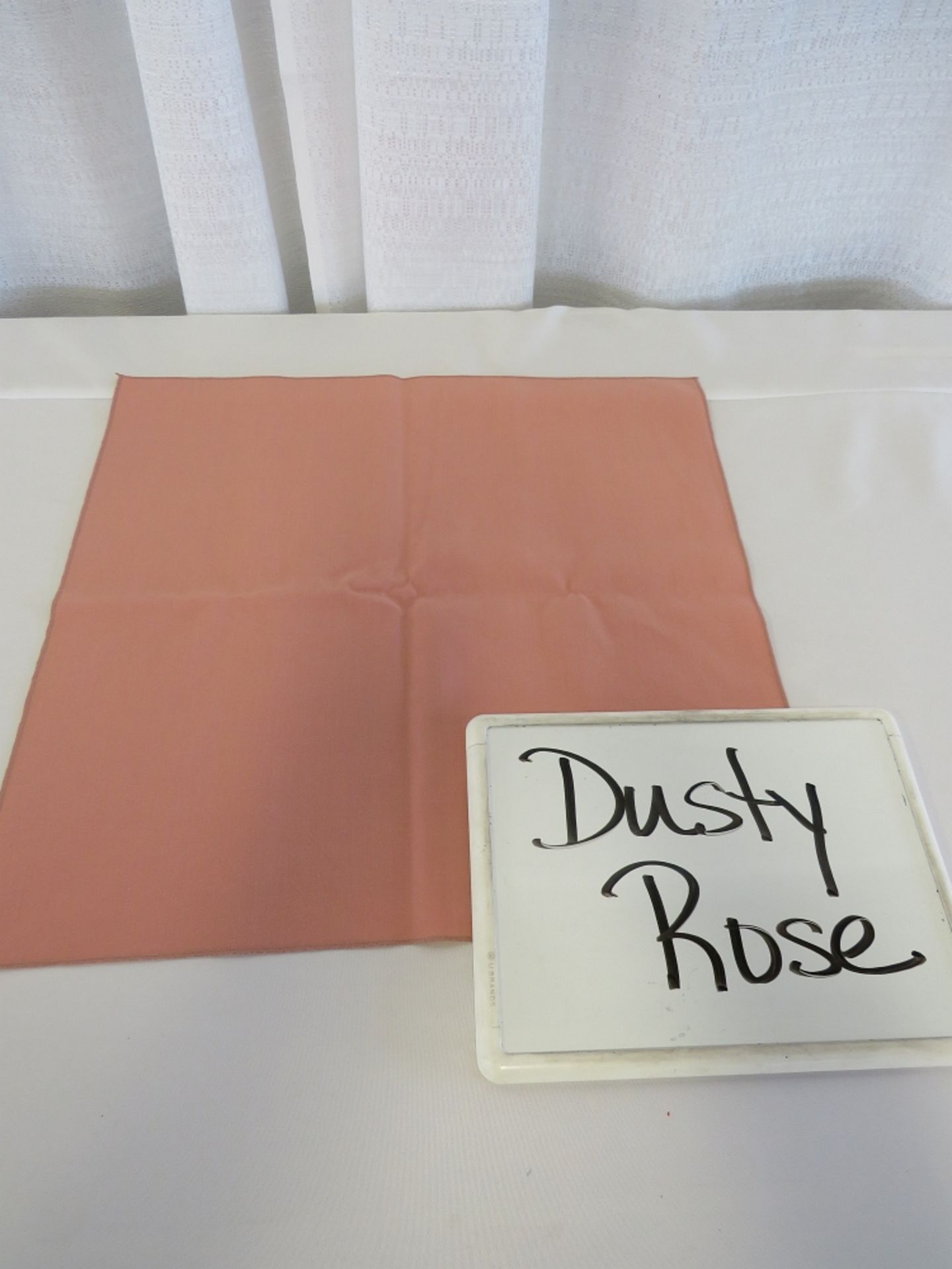90" Round Tablecloth, Dusty Rose