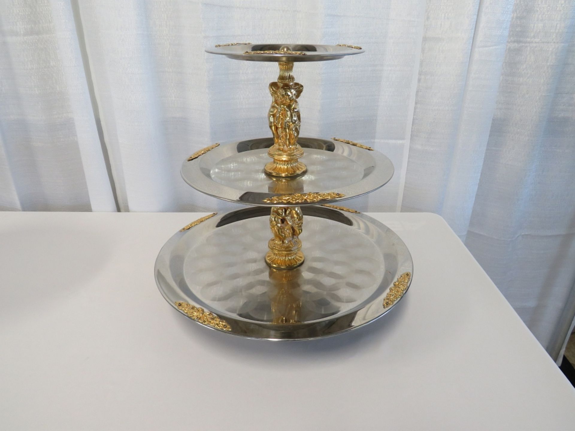 3-tiered Gold Tray