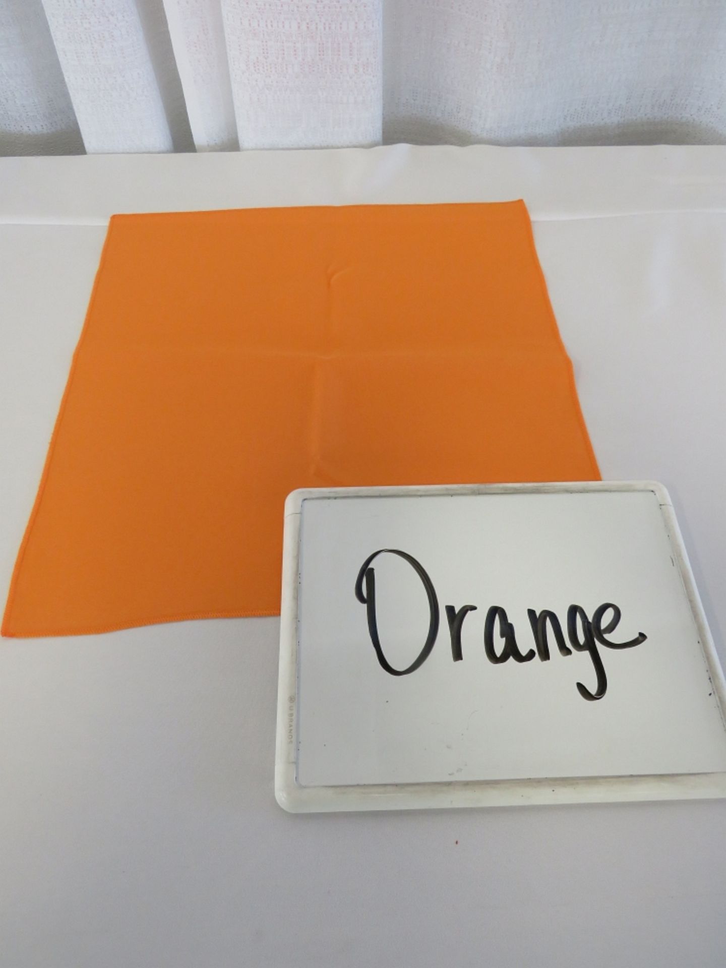 70" x 120" Tablecloth, Orange