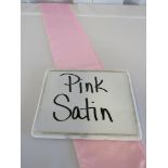 132" Round Tablecloth, Pink Satin
