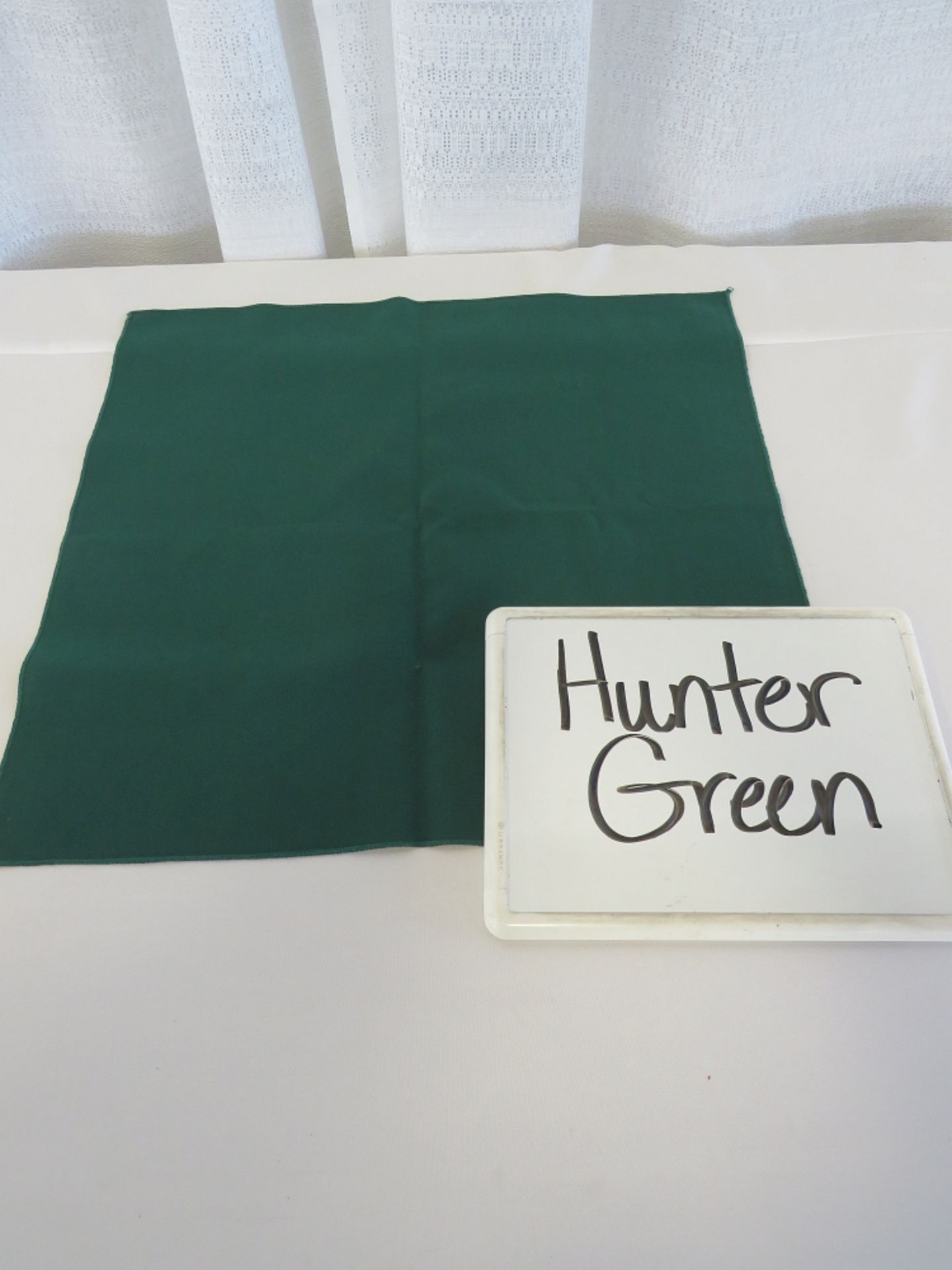 90" Round Tablecloth, Hunter Green