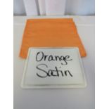 Tablerunner, Orange Satin