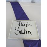 Tablerunner, Purple Satin