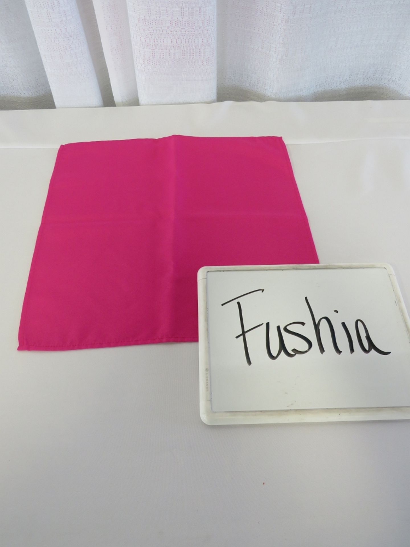 70" x 70" Tablecloth, Fuschia