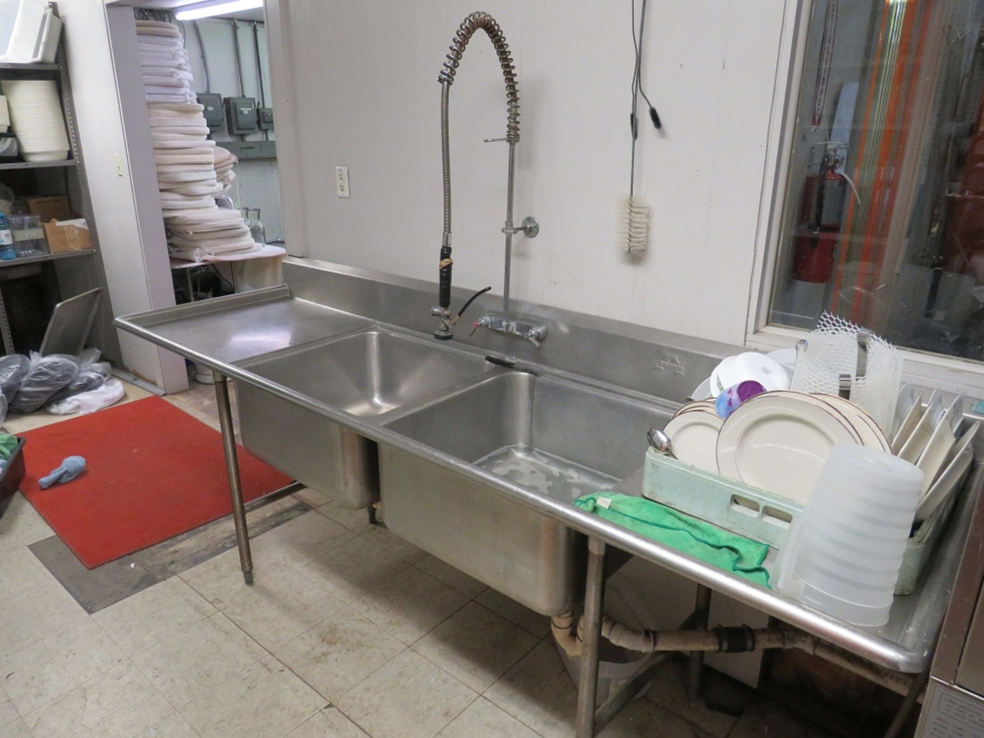 Advance Double Commerical Sink - Image 2 of 2