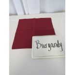 90" x 132" Tablecloth, Brugandy