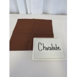 70" x 70" Tablecloth, Chocolate