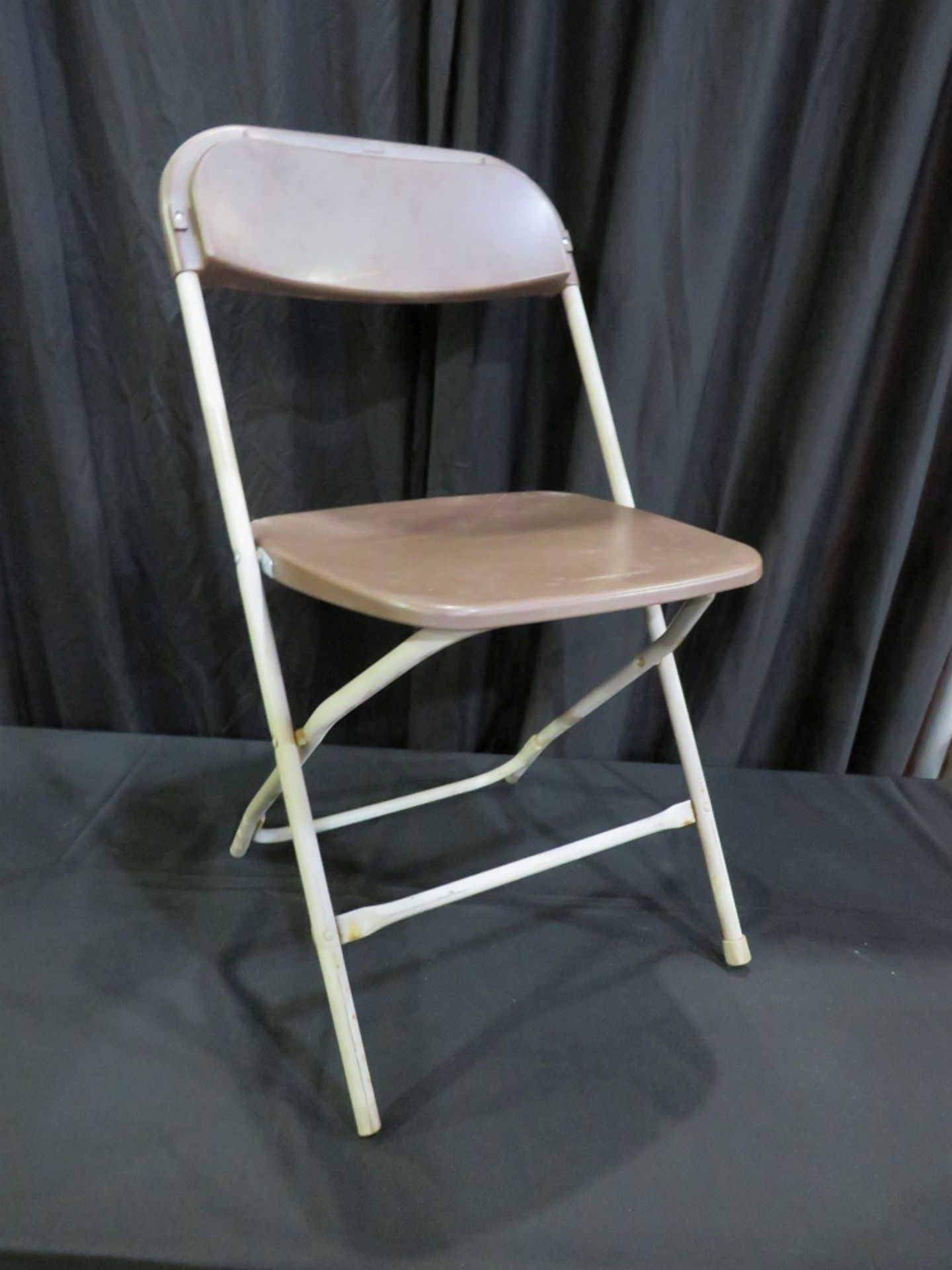 Brown Folding Metal Chairs- C grade
