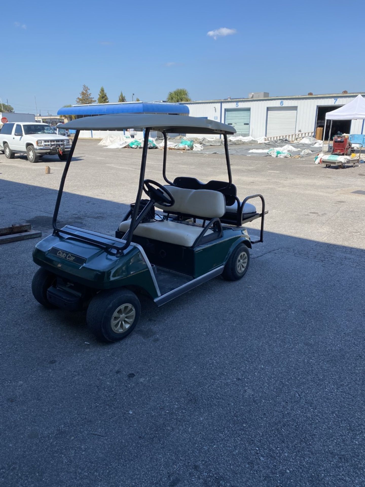 2001 CLUB CAR GOLF CART 4-SEATER, ELECTRIC- NEW BATTERIES