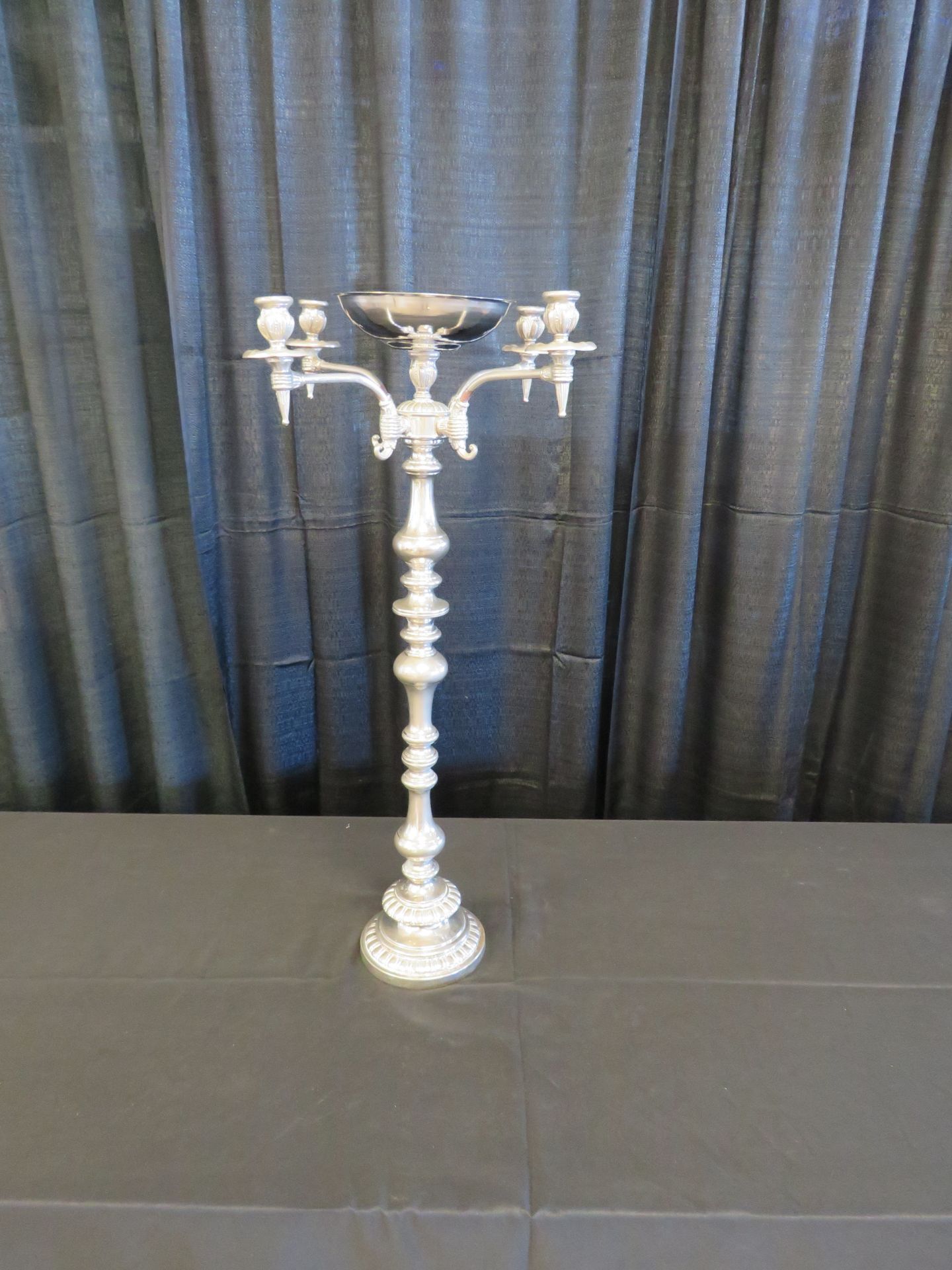 CANDELABRA,MONACO,33",SILVER