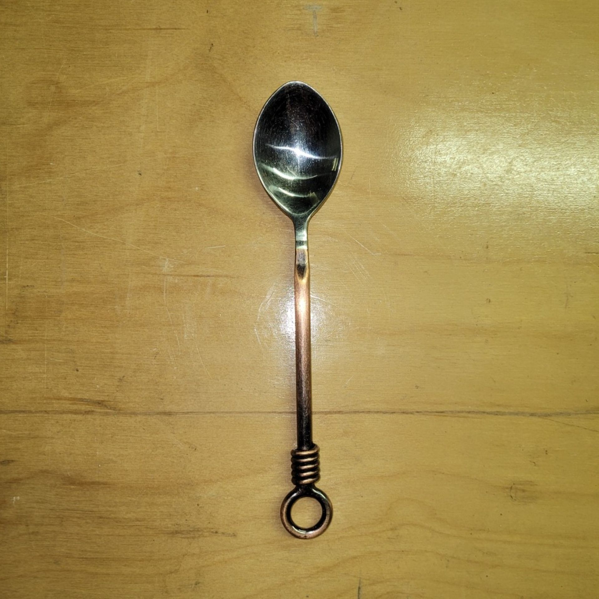 COPPER SOUP SPOON