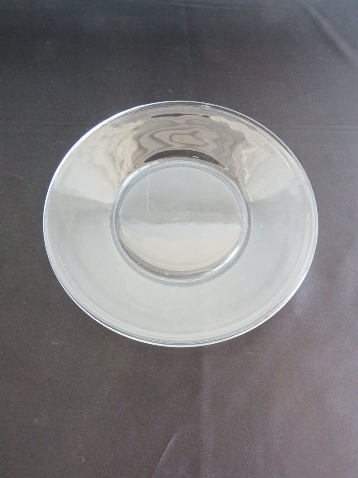 CLEAR GLASS 8" SALAD PLATE 20/RACK