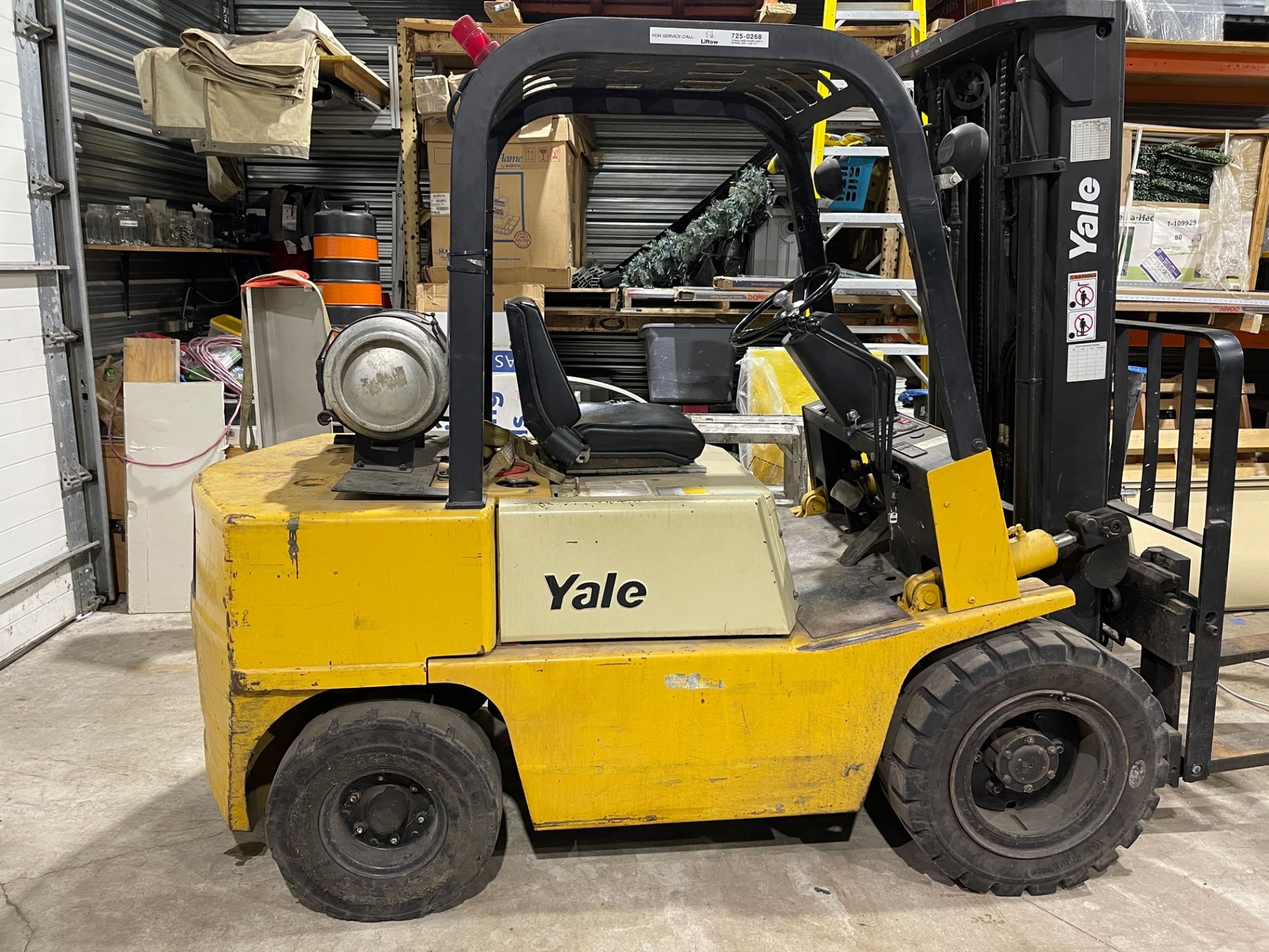 YALE FORKLIFT, OUTDOOR, 5005 WEIGHT CAPACITY