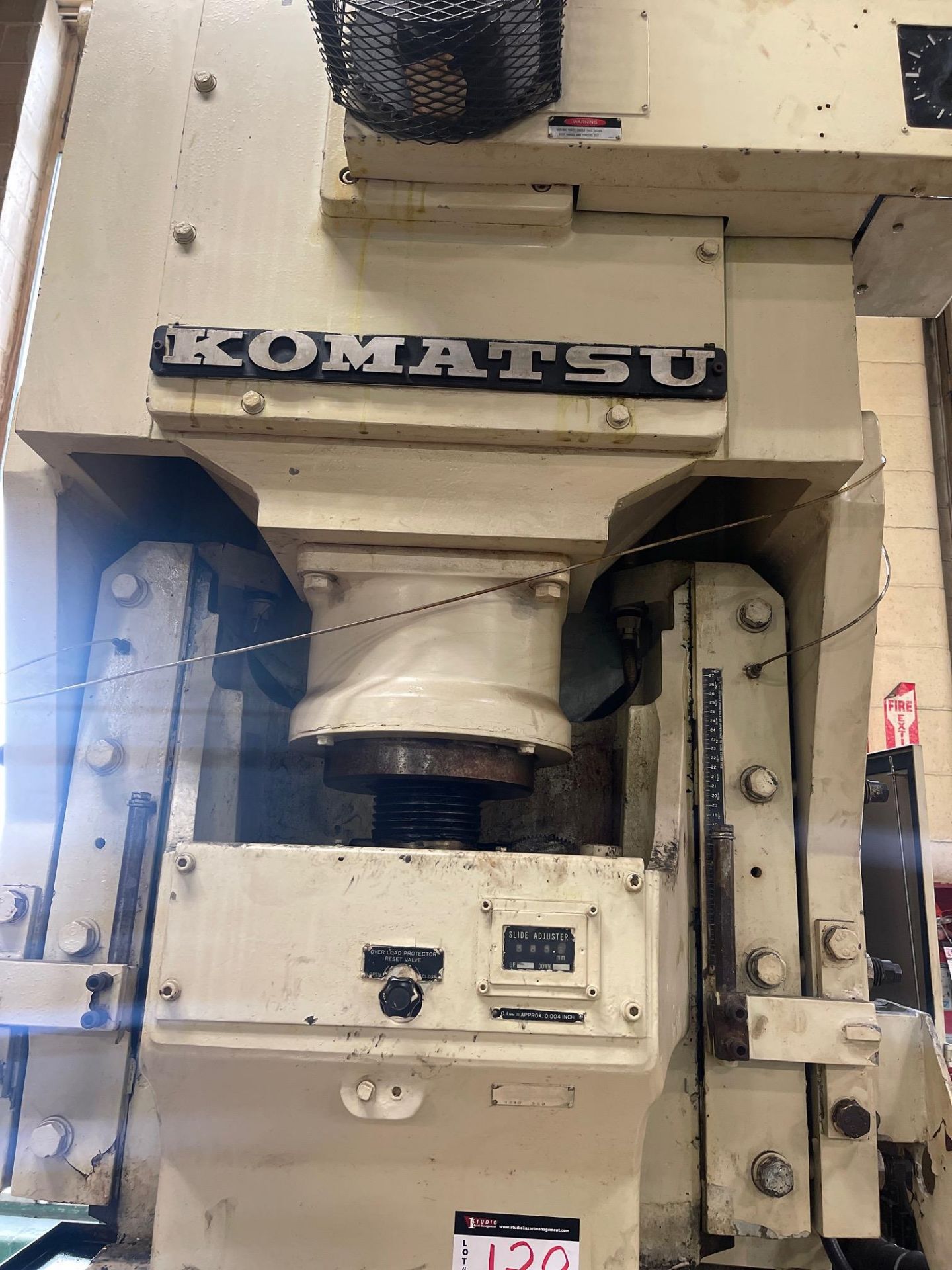 KOMATSU 150 TON, MODEL # 0BS150-2, MACHINE #10626, 27 - 55 SPM - POWER PRESS - Image 6 of 7