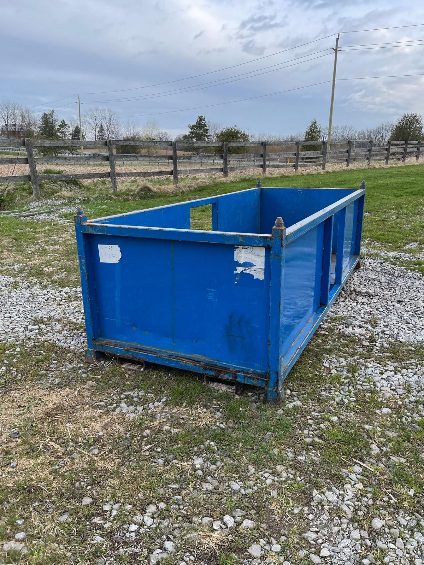 METAL WIP SCRAP BIN, (H) 3ft (L) 9ft/8” (W) 3ft/10”) - Image 2 of 4