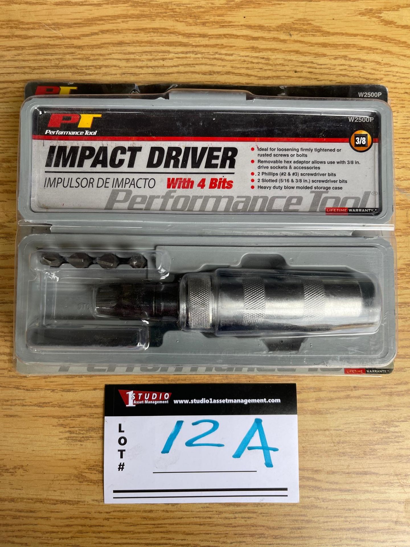(PT)IMPACT DRIVER WITH 4 BITS - Image 3 of 3