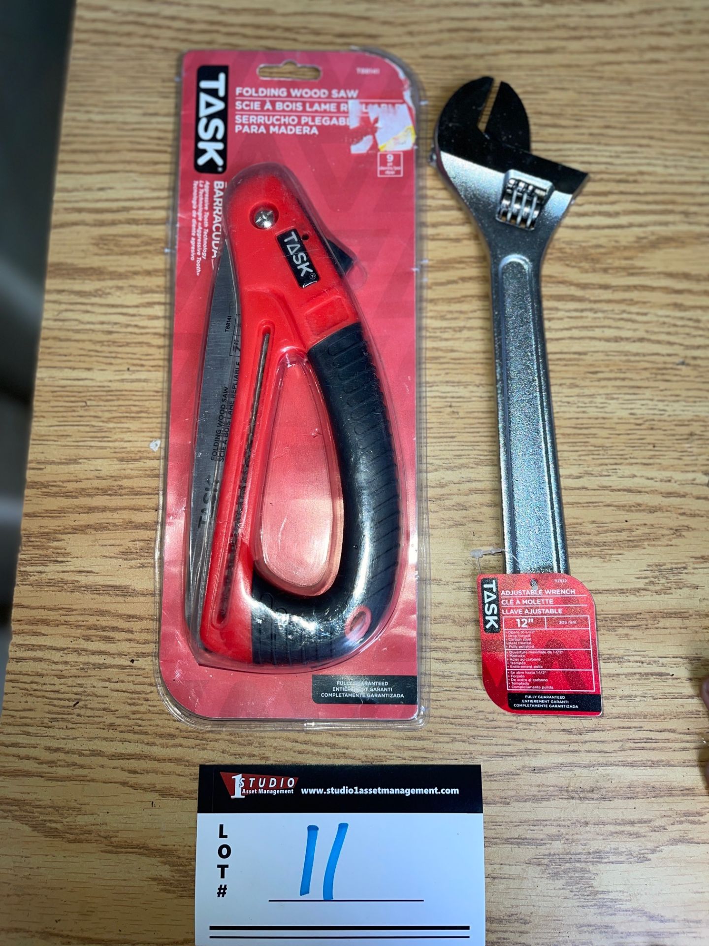 (TASK) FOLDING WOOD SAW ADJUSTABLE WRENCH