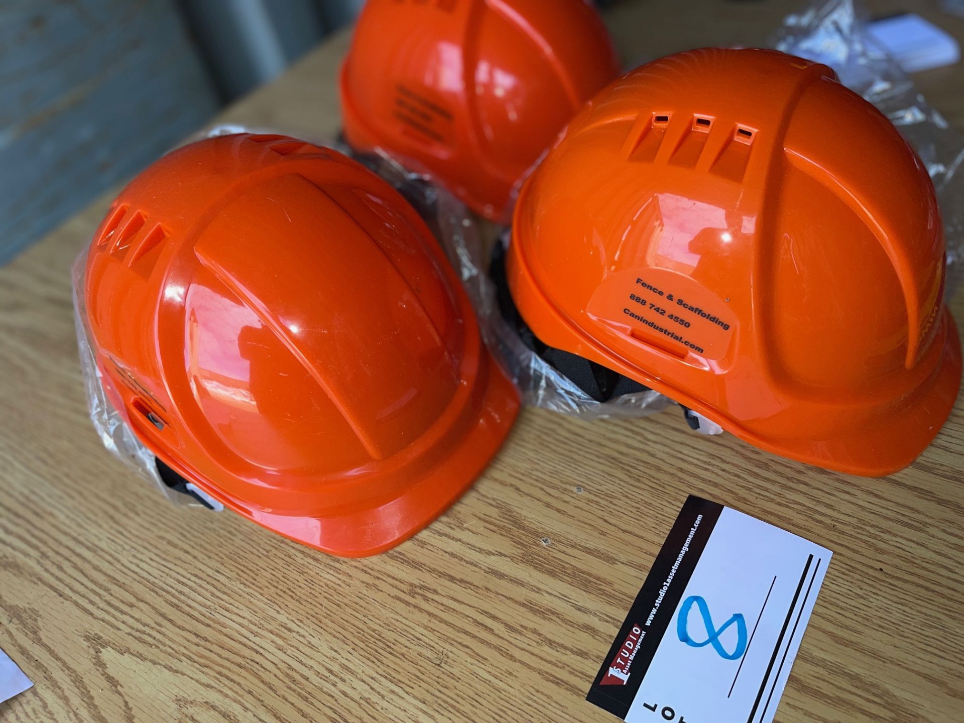 LOT/SAFETY HARD HAT, QTY 3