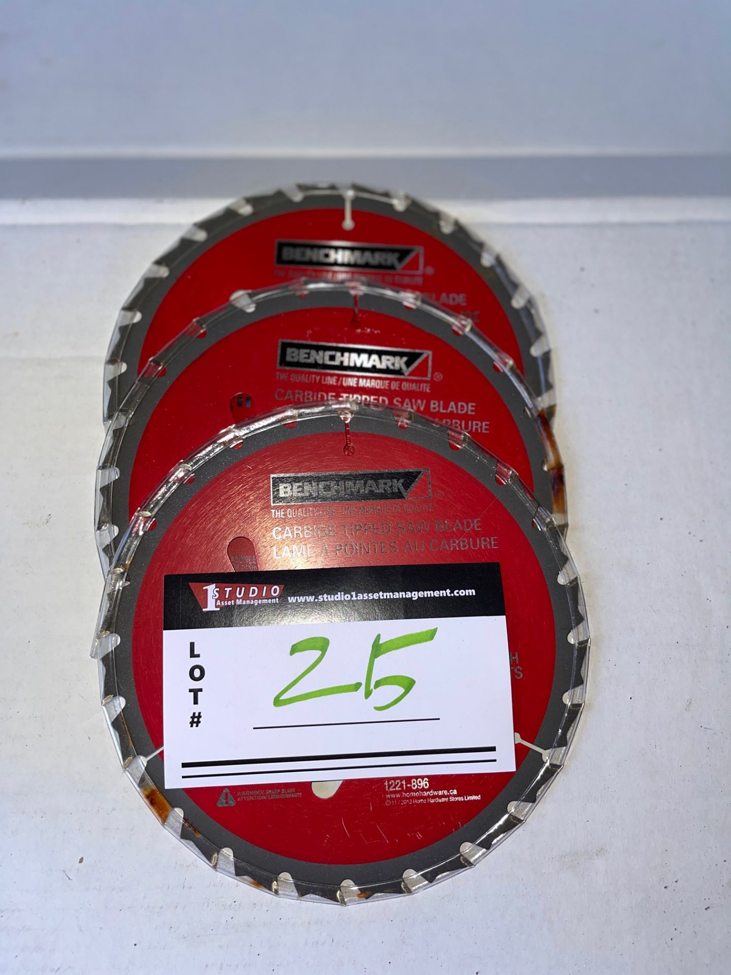 LOT/CARBIDE TIP SAW BLADES 7 1/4", QTY 3 - Image 3 of 3