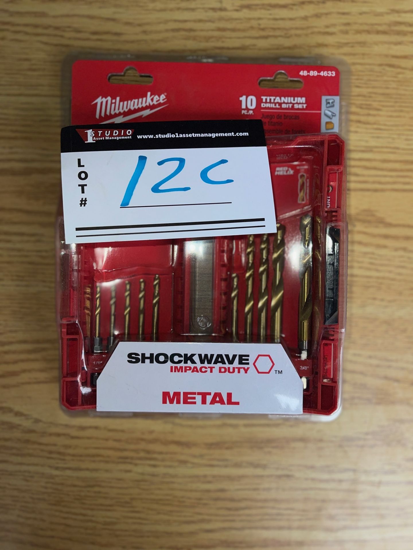 MILWAUKEE 10PC TITANIUM DRILL BIT SET