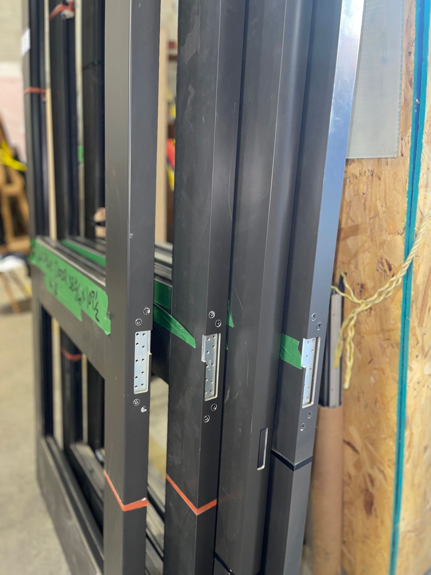 TWO SETS OF DOUBLE DOORS 38 3/4" X 107 1/2", RIGGING $25 - Image 3 of 4