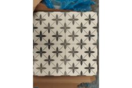 PALLET TO CONTAIN 14.2m2 OF MOSAIC STYLE GLAZED PORCELAIN WALL AND FLOOR TILES. 450x450MM. 8.5MM