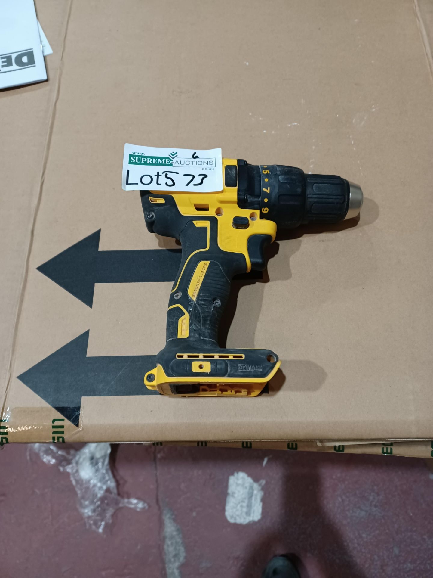 DEWALT DCD777 18V LI-ION XR BRUSHLESS CORDLESS DRILL DRIVER - BARE UNCHECKED/UNTESTED - PCK