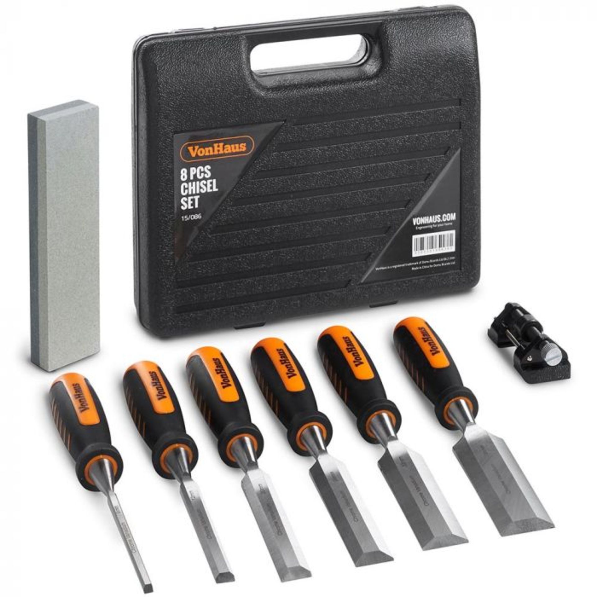 NEW BOXED, 8 Piece Wood Chisel Set, PCK- The 8 Piece Chisel Set is perfect for a range of - Image 2 of 2